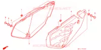 COUVERCLES LATERAUX pour Honda AFRICA TWIN 750 TYPE 2 de 1998