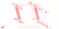 AMORTISSEUR ARRIERE pour Honda Z 50 R de 1993