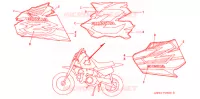 AUTOCOLLANTS pour Honda Z 50 R de 1997
