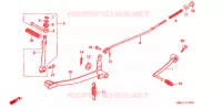 PEDALE DE FREIN   KICK pour Honda Z 50 R de 1997