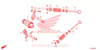 ARBRE A CAMES   SOUPAPE pour Honda WAVE 110 ALPHA, front drum, spoked wheels de 2018