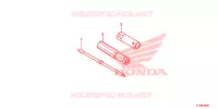 OUTIL pour Honda WAVE 110 ALPHA, front drum, spoked wheels de 2018