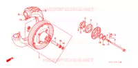 ROUE ARRIERE pour Honda JAZZ 50 de 1995
