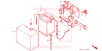 BATTERIE   COUVERCLE DE BATTERIE pour Honda JAZZ 50 de 1997