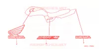T (SF2/3 J) pour Honda CB 400 SUPER FOUR TWO TONE de 2002