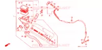 MAITRE CYLINDRE pour Honda VT 1100 SHADOW de 1989