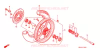 ROUE AVANT pour Honda VT 1100 SHADOW SPIRIT de 2002