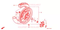ROUE ARRIERE pour Honda VT 1100 SHADOW SPIRIT de 2004