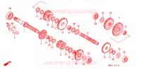 BOITE DE VITESSES pour Honda VT 1100 SHADOW de 1988