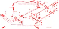 PEDALE (VT1100CV) pour Honda VT 1100 SHADOW SPIRIT de 1997