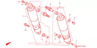 AMORTISSEUR ARRIERE pour Honda VT 1100 SHADOW SPIRIT de 1997