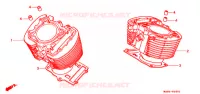 CYLINDRE pour Honda VT 1100 SHADOW SPIRIT de 1997