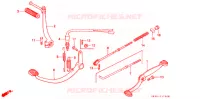 PEDALE   KICK pour Honda SUPER CUB 50 CUSTOM de 2002