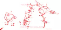 GUIDON   CARENAGE (C50B1/D1/ST1/S1) pour Honda SUPER CUB 50 BUSINESS de 1996