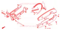 BEQUILLE pour Honda SUPER CUB 50 CUSTOM de 2008