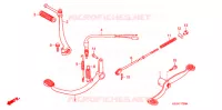 PEDALE   KICK pour Honda SUPER CUB 50 CUSTOM de 2008