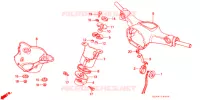 GUIDON   CARENAGE (C50B1/D1/ST1/S1) pour Honda SUPER CUB 50 STANDARD de 1995