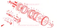 EMBRAYAGE pour Honda REBEL 250 Pull back handle de 1992