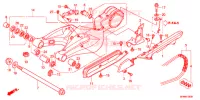 BRAS OSCILLANT pour Honda CB 1000 R ABS RED de 2014