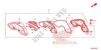 COMPTEUR pour Honda CB 1000 R ABS RED de 2014