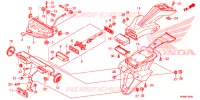 FEU ARRIERE pour Honda CB 1000 R ABS RED de 2014