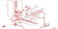 MAITRE CYLINDRE pour Honda CB 1000 R ABS RED de 2014