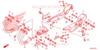 SILENCIEUX D'ECHAPPEMENT pour Honda CB 1000 R ABS RED de 2014