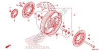 ROUE AVANT pour Honda CB 1000 R de 2012