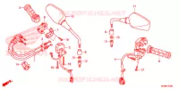 COMMODO   CABLE   RETROVISEUR pour Honda CB 1000 R de 2016