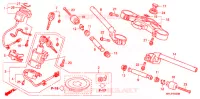 GUIDON   TE DE FOURCHE pour Honda CBR 1000 RR FIREBLADE REPSOL de 2011