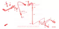 PEDALE pour Honda CBR 1000 RR FIREBLADE REPSOL de 2011