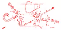 LEVIER DE GUIDON   CABLE   COMMODO pour Honda CBR 1000 RR FIREBLADE BLACK de 2011