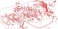 COMPTEUR pour Honda CBR 250 RR Without speed warning light de 1995