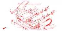 BRAS OSCILLANT pour Honda CBR 600 F2 SUPER SPORT de 1993