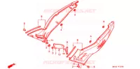 COUVERCLES LATERAUX pour Honda CBR 600 F2 SUPER SPORT de 1993