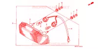 FEU ARRIERE pour Honda CBR 600 F2 SUPER SPORT de 1993