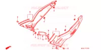 COUVERCLES LATERAUX pour Honda CBR 600 F3 SUPER SPORT de 1996