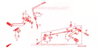 PEDALE pour Honda CBR 600 F3 SUPER SPORT de 1996