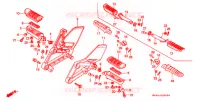 REPOSE PIED pour Honda CBR 600 F3 SUPER SPORT de 1996
