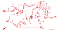PEDALE pour Honda GL 1500 GOLD WING INTERSTATE de 1996