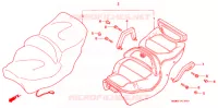 SELLE pour Honda GL 1500 GOLD WING INTERSTATE de 1996