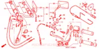 COMMODO   LEVIER   CABLE pour Honda STEED 400 VLX de 1998