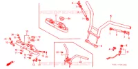 GUIDON   TE DE FOURCHE (NV400CSW/CBW) pour Honda STEED 400 VLX de 1998