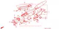 SILENCIEUX D'ECHAPPEMENT pour Honda STEED 400 VLX de 1998