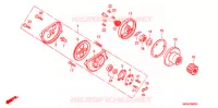 POMPE A HUILE ('86 '93) pour Honda XR 200 R de 1993