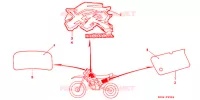 T ('93) pour Honda XR 200 R de 1993