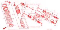 AMORTISSEUR ARRIERE pour Honda XR 200 R de 1994