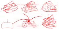 T (2) pour Honda XR 200 R de 1997