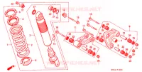 AMORTISSEUR ARRIERE pour Honda XR 200 R de 1999