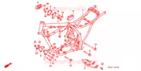 CADRE pour Honda XR 200 R de 2000